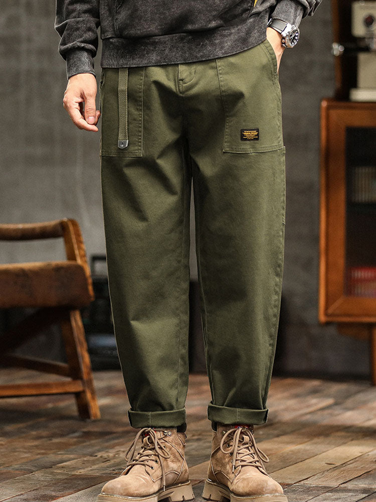 Herren Utility-Hose im Vintage-Stil
