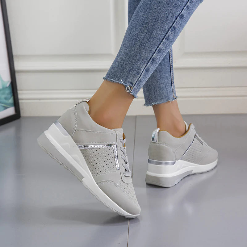 Sneaker Damen Regular Fit Freizeit Leicht und Bequem