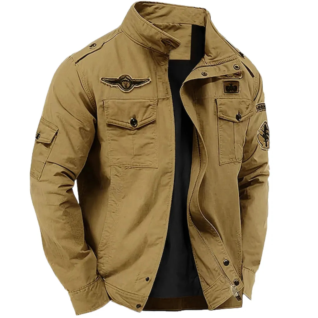 Damen Slim Fit Militärjacke Casual Modern
