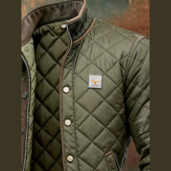 Steppjacke Herren Regular Fit Freizeit Modern Elegant