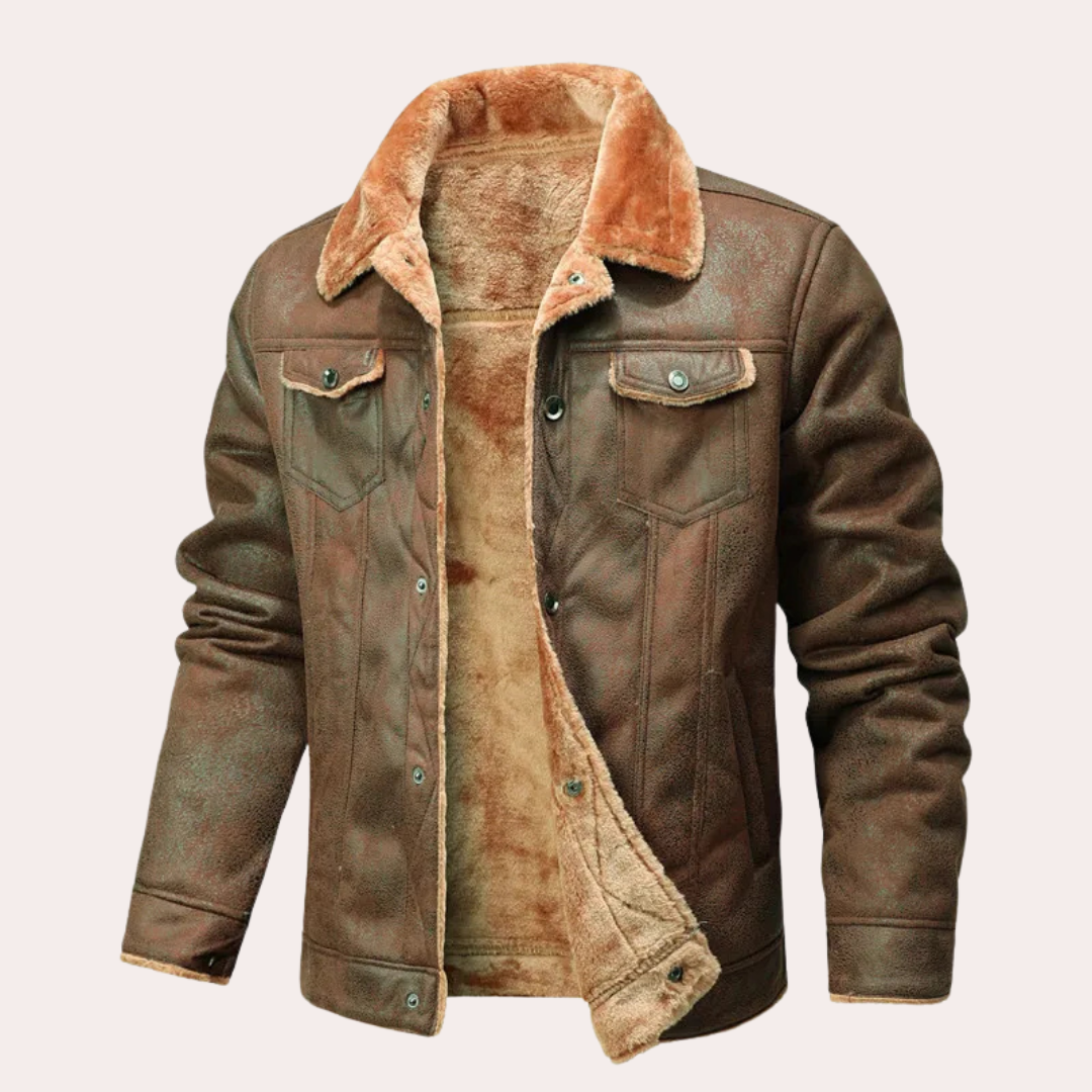 Damen Lammfelljacke Regular Fit Freizeit Winter