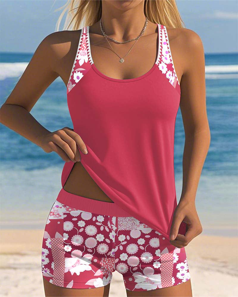 Damen Elegantes Bade-Set Figurbetont Freizeit