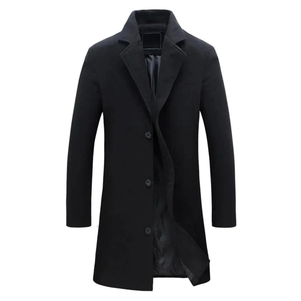 Damen Übermantel Regular Fit mit bodenlanger Länge und gefüttertem Innenfutter