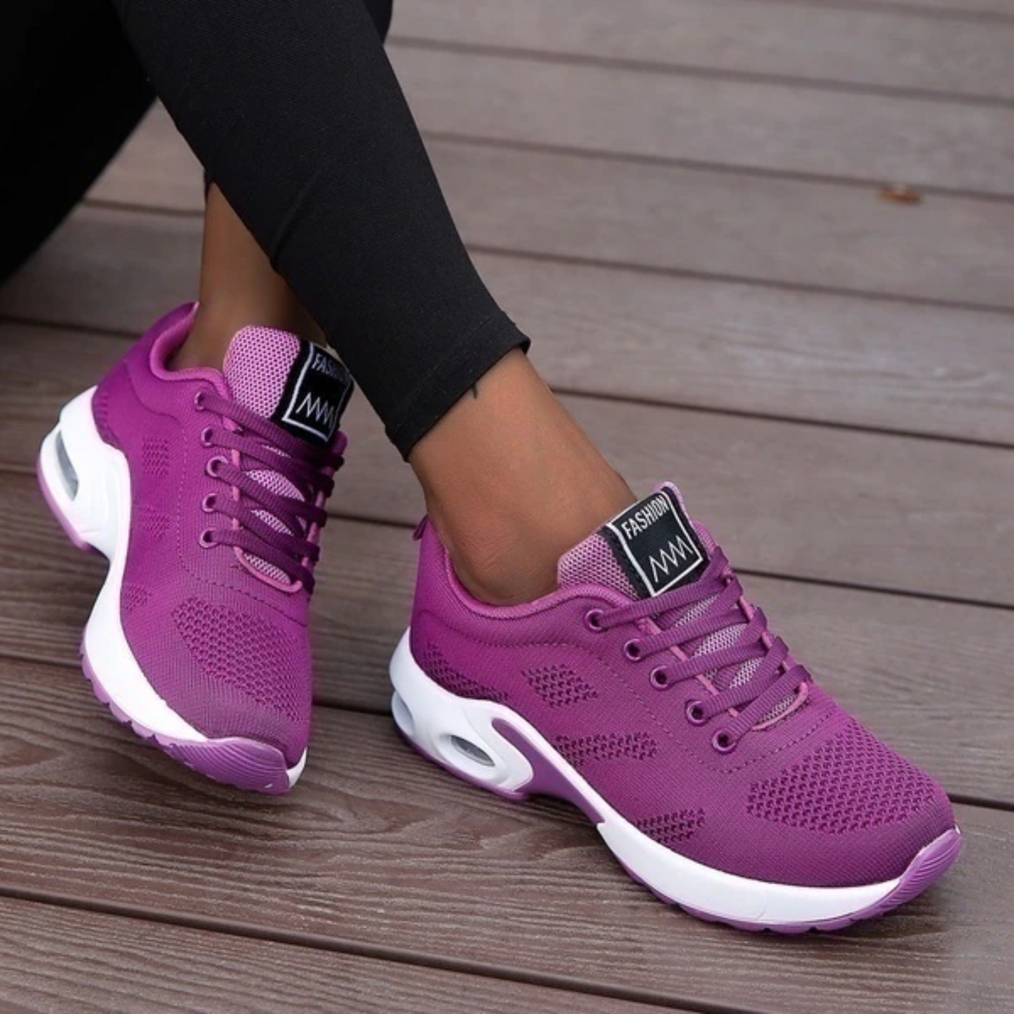 Damen Sneakers Leicht Atmungsaktiv Freizeit Sport