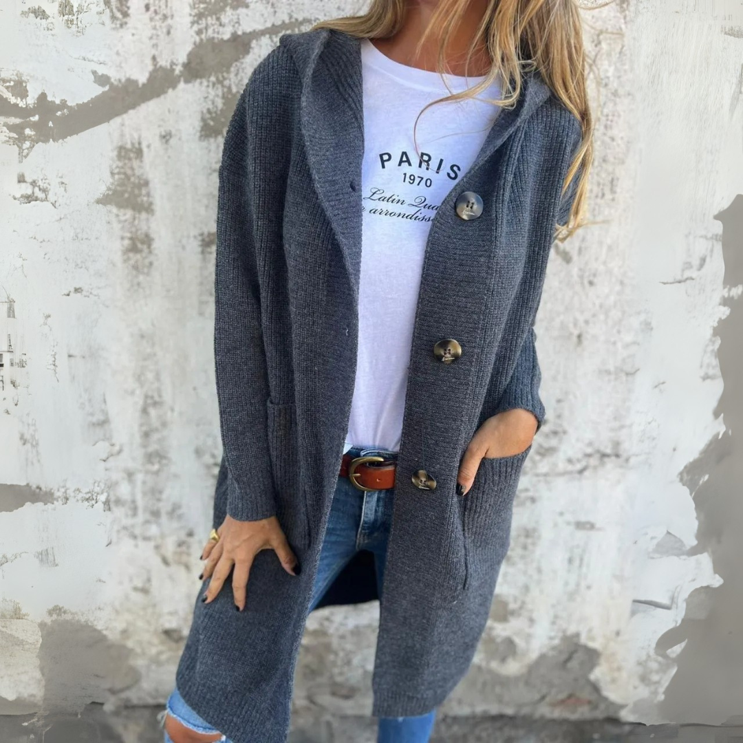 Damen Strickcardigan Regular Fit Freizeit Elegant