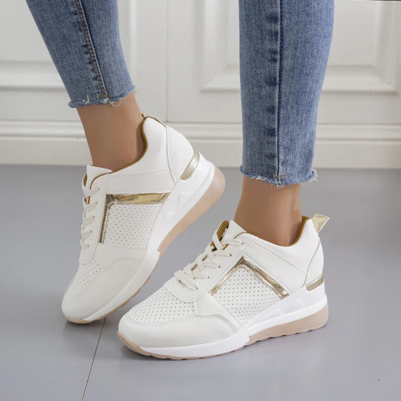 Sneaker Damen Regular Fit Freizeit Leicht und Bequem