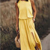 Damen Maxikleid Boho Relaxed Fit Freizeit Sommer