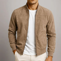 Wildlederjacke Herren Slim Fit Casual Modern