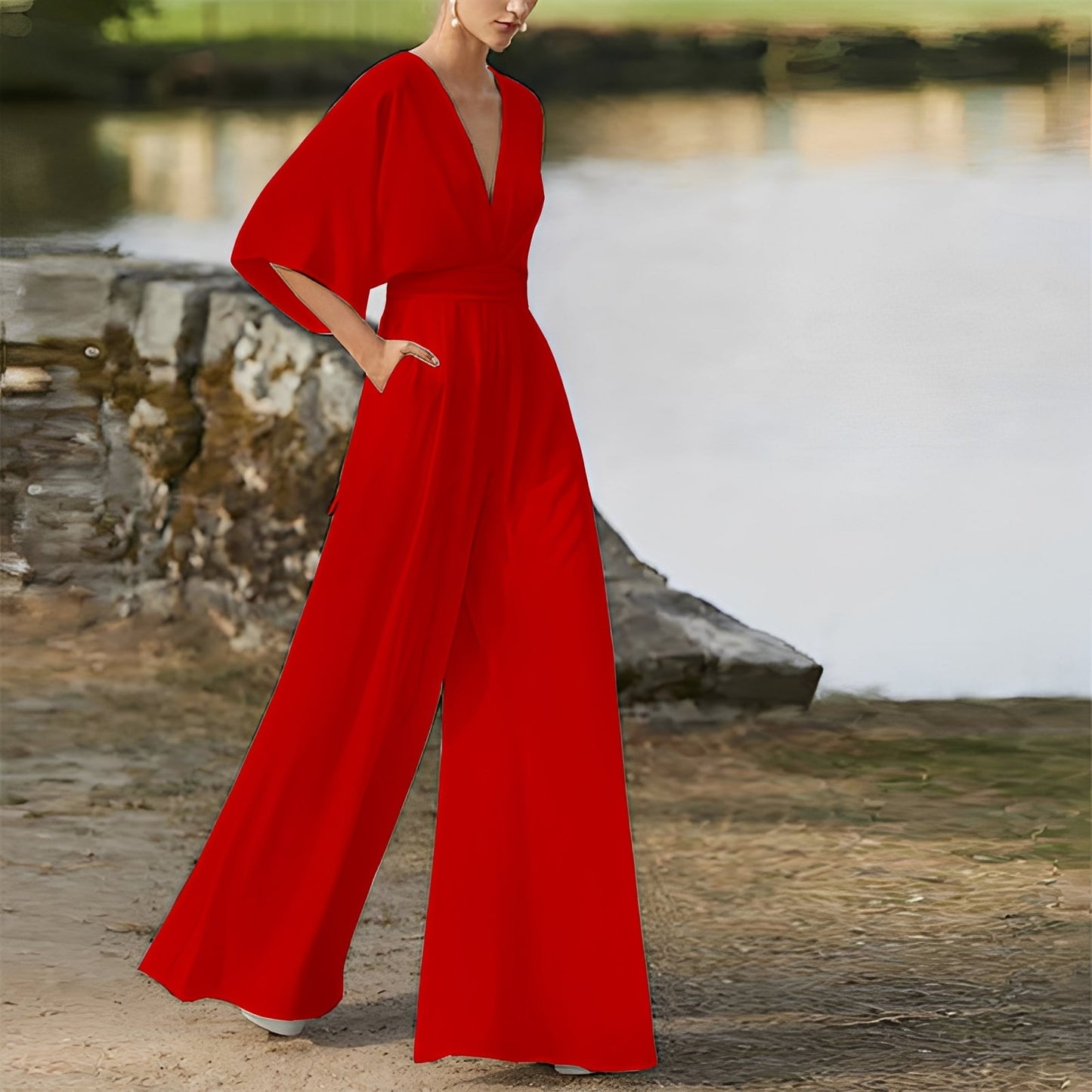 Damen Overall Regular Fit Elegant für Freizeit und Büro