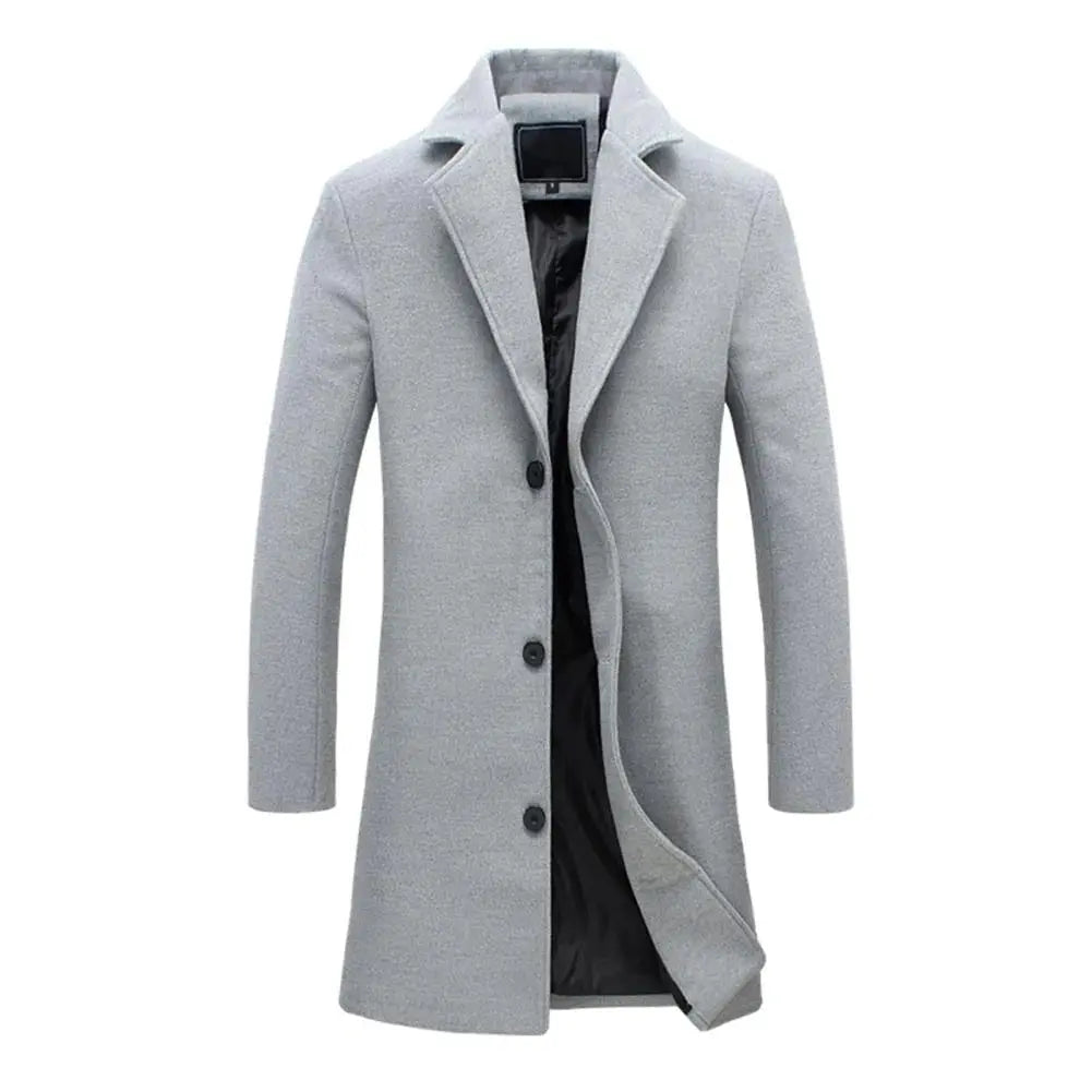 Damen Übermantel Regular Fit mit bodenlanger Länge und gefüttertem Innenfutter