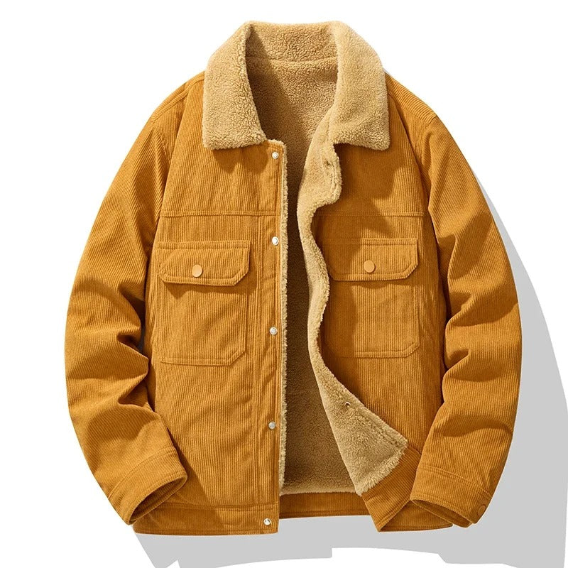 Damen Jacke Regular Fit mit Seitentaschen und gefüttertem Innenfutter