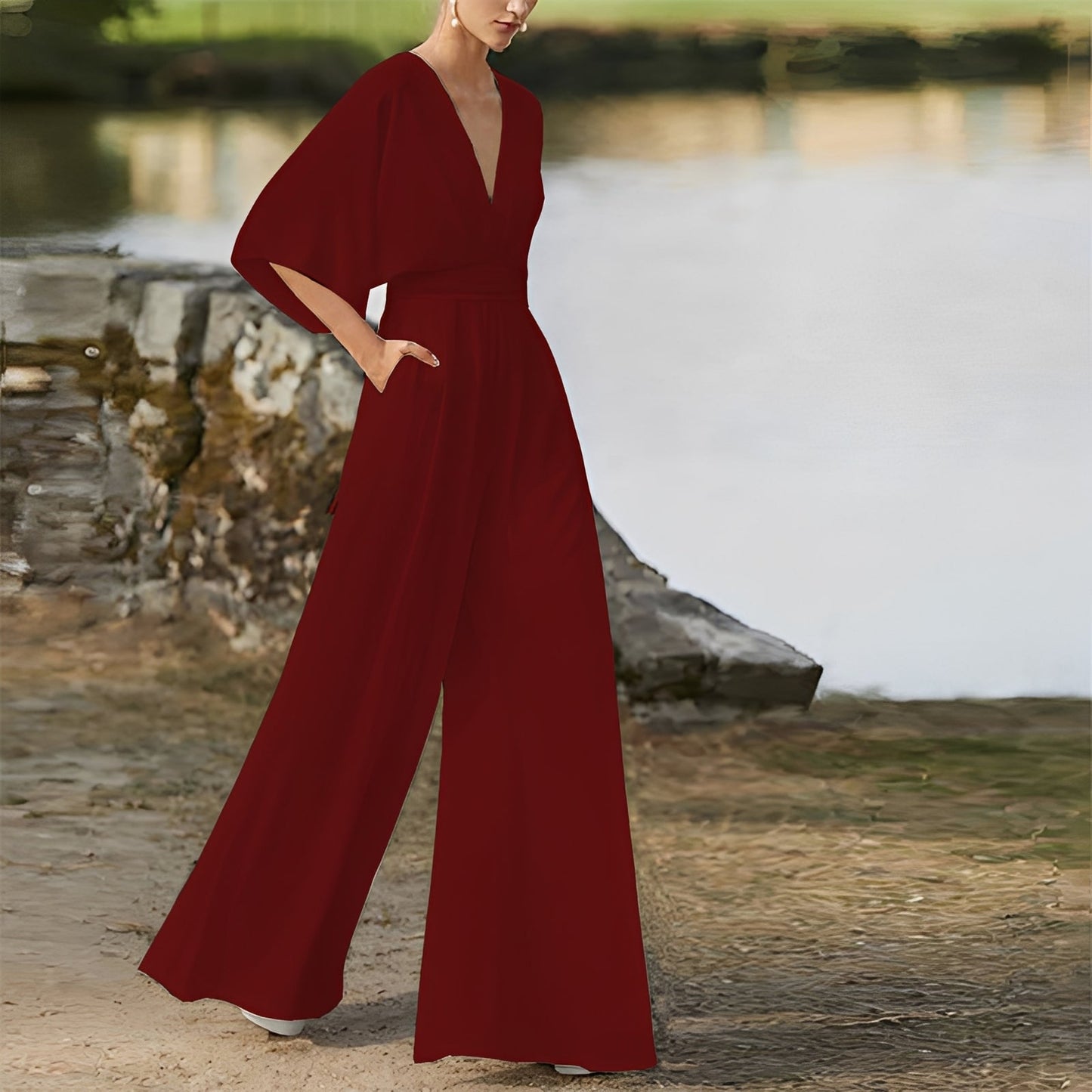 Damen Overall Regular Fit Elegant für Freizeit und Büro