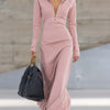 Figurschmeichelndes Zip-Collar Maxikleid für Damen | Elegantes Langkleid mit Reißverschlusskragen