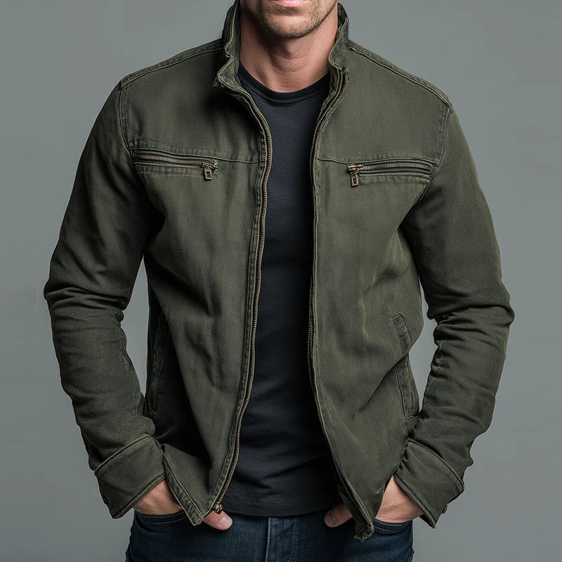 Freizeitjacke Herren Regular Fit Casual Elegant