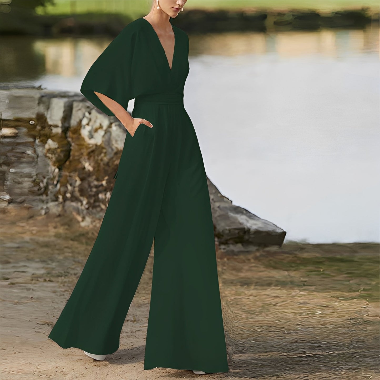 Damen Overall Regular Fit Elegant für Freizeit und Büro