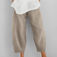 Damen Sommerhose Relaxed Fit Freizeit mit weitem Schnitt