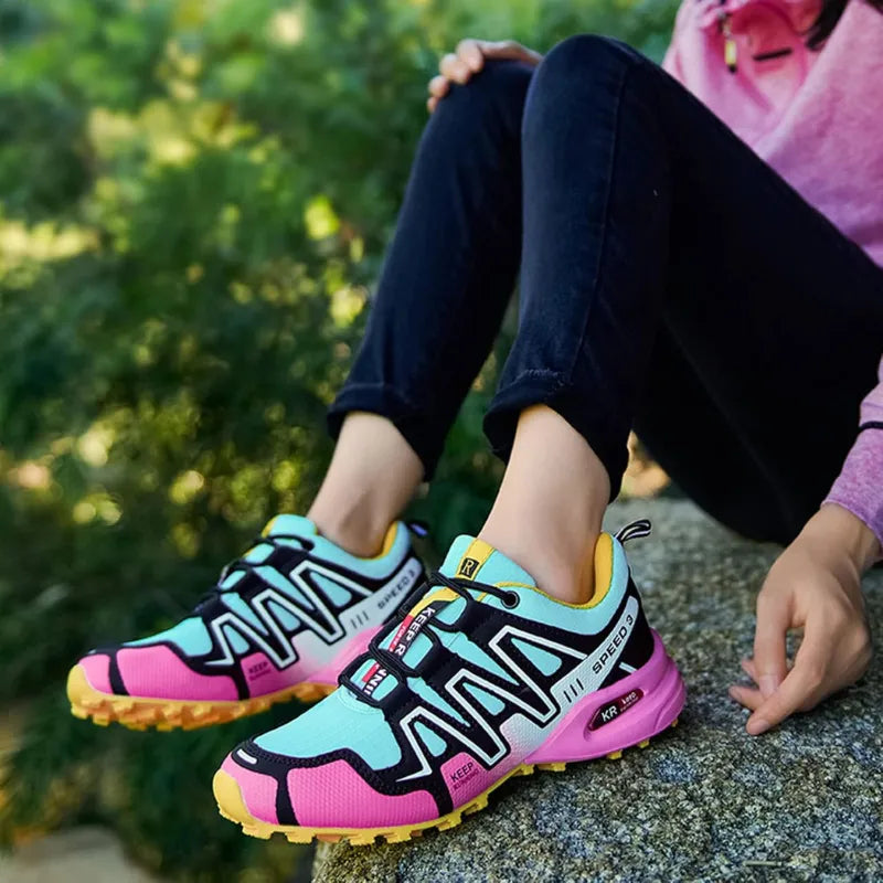 Wanderschuhe Damen Ergonomisch Freizeit Leicht Atmungsaktiv