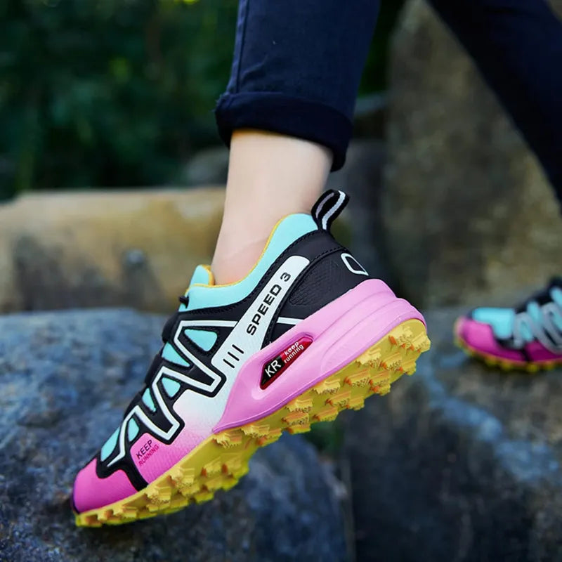 Wanderschuhe Damen Ergonomisch Freizeit Leicht Atmungsaktiv