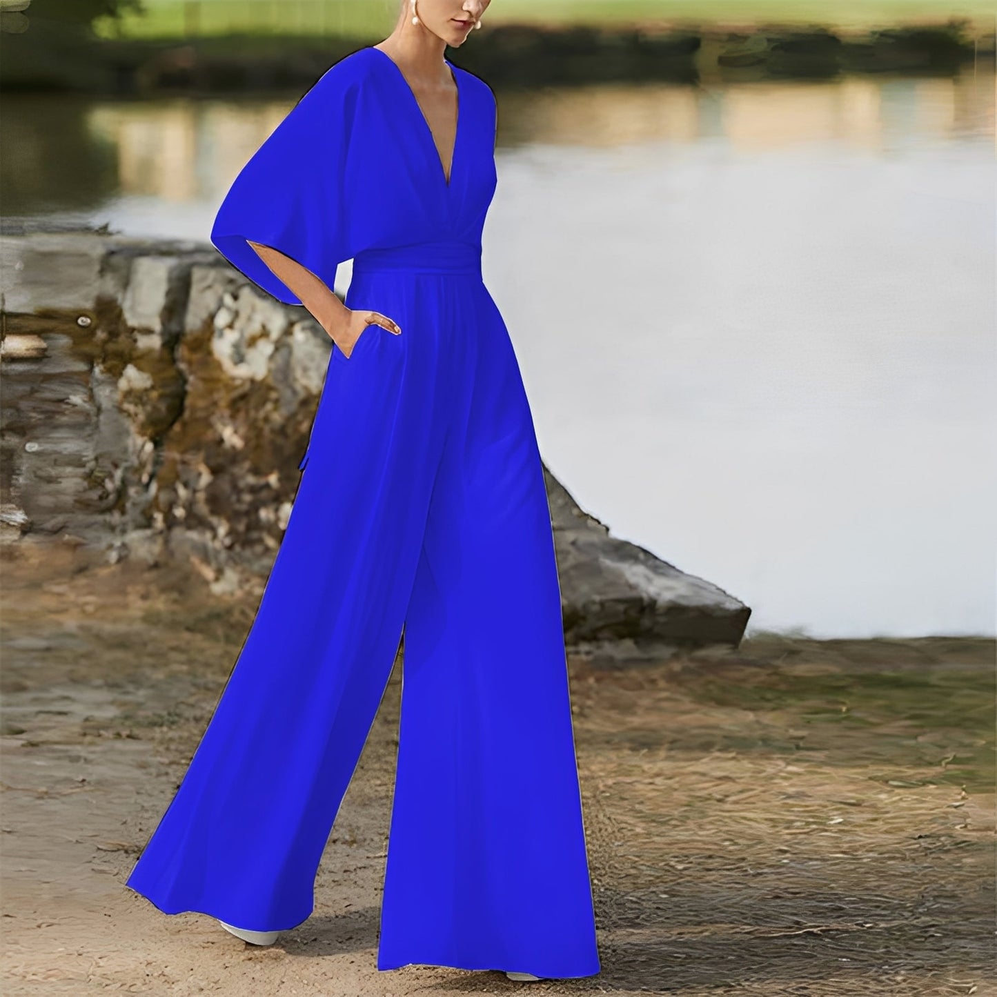 Damen Overall Regular Fit Elegant für Freizeit und Büro