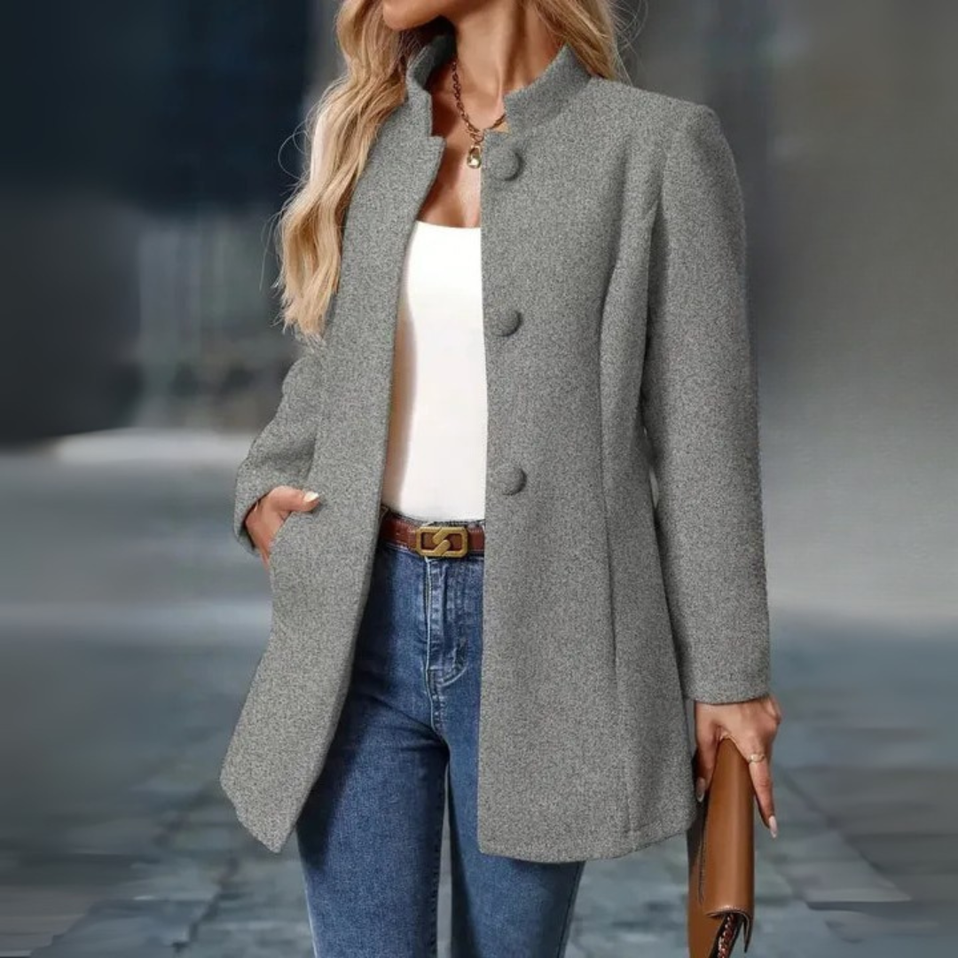 Damenjacke Slim Fit Freizeit Eleganter Schnitt
