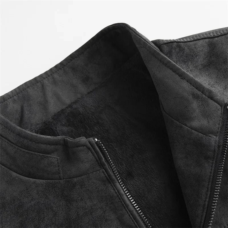 Herren Fleecejacke Regular Fit Freizeit
