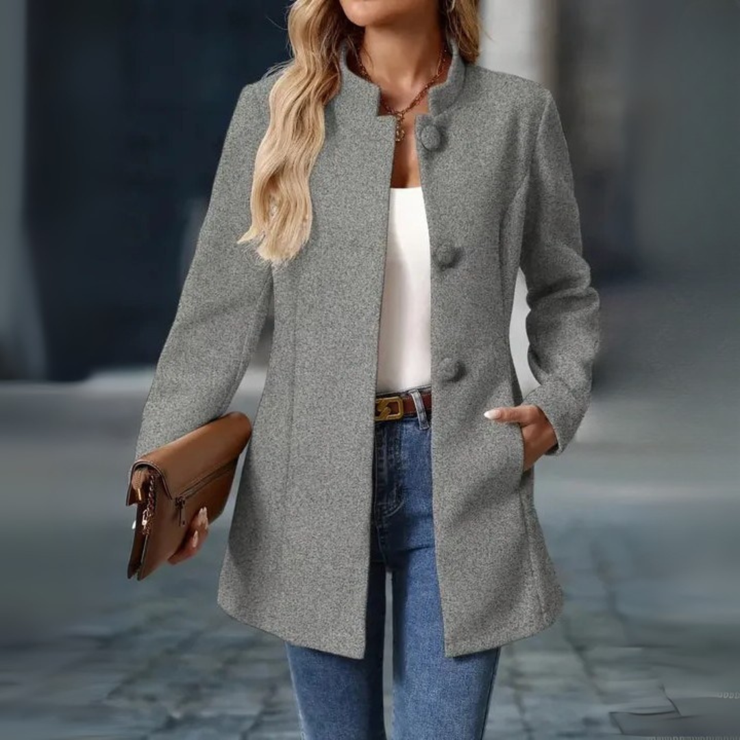 Damenjacke Slim Fit Freizeit Eleganter Schnitt