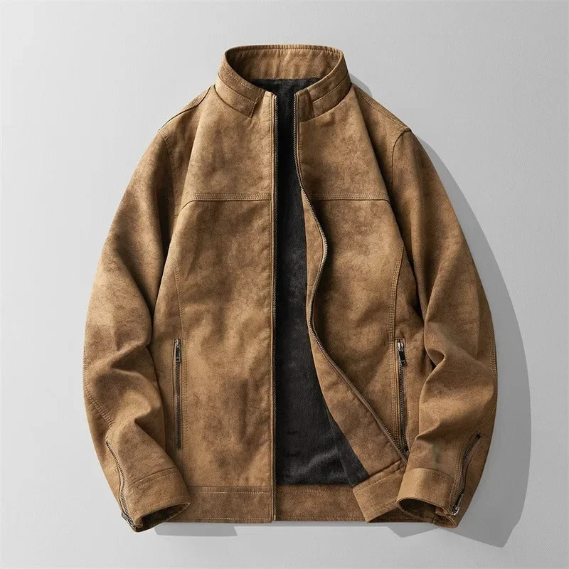 Herren Fleecejacke Regular Fit Freizeit