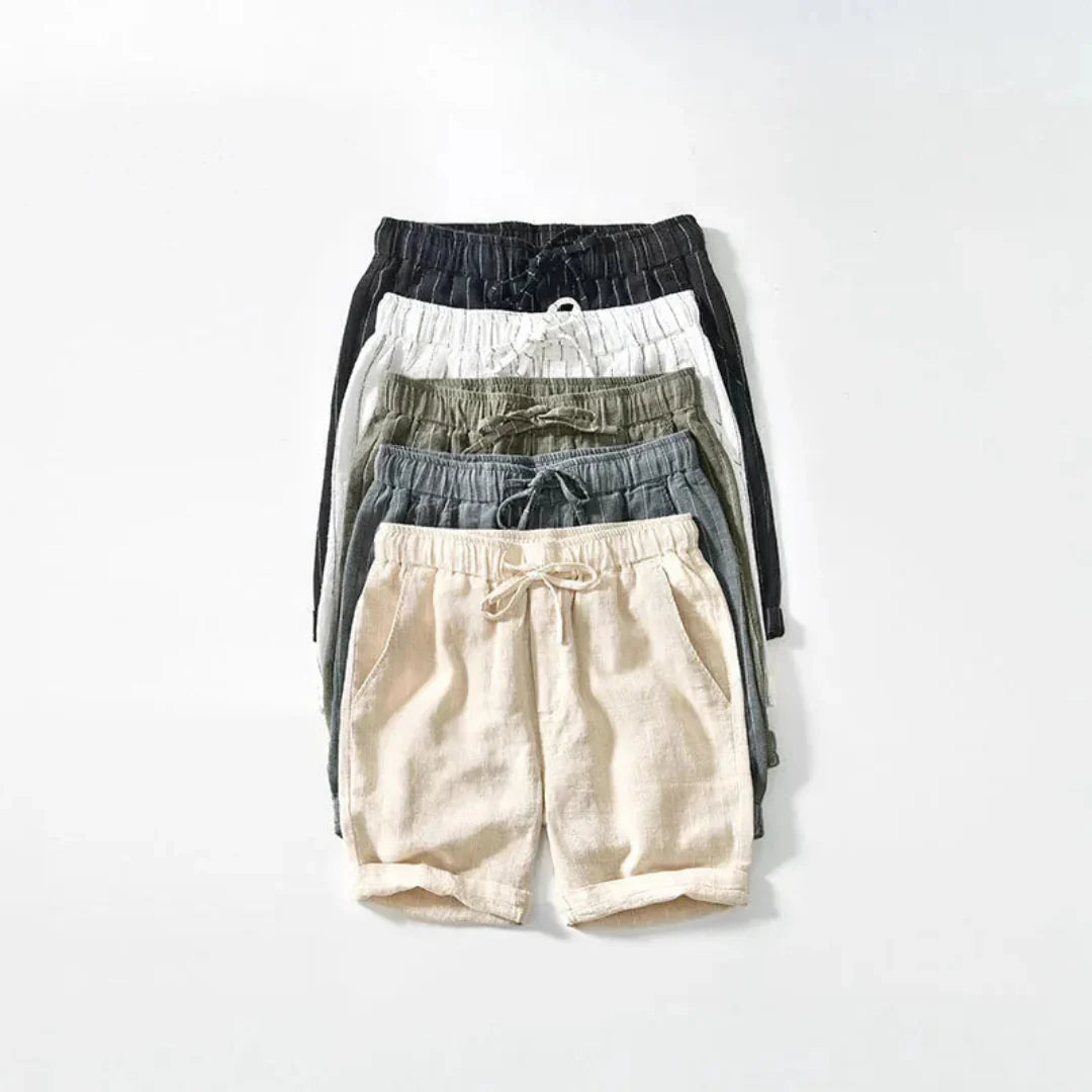 Gestreifte Shorts Herren Relaxed Fit Freizeit Sommer
