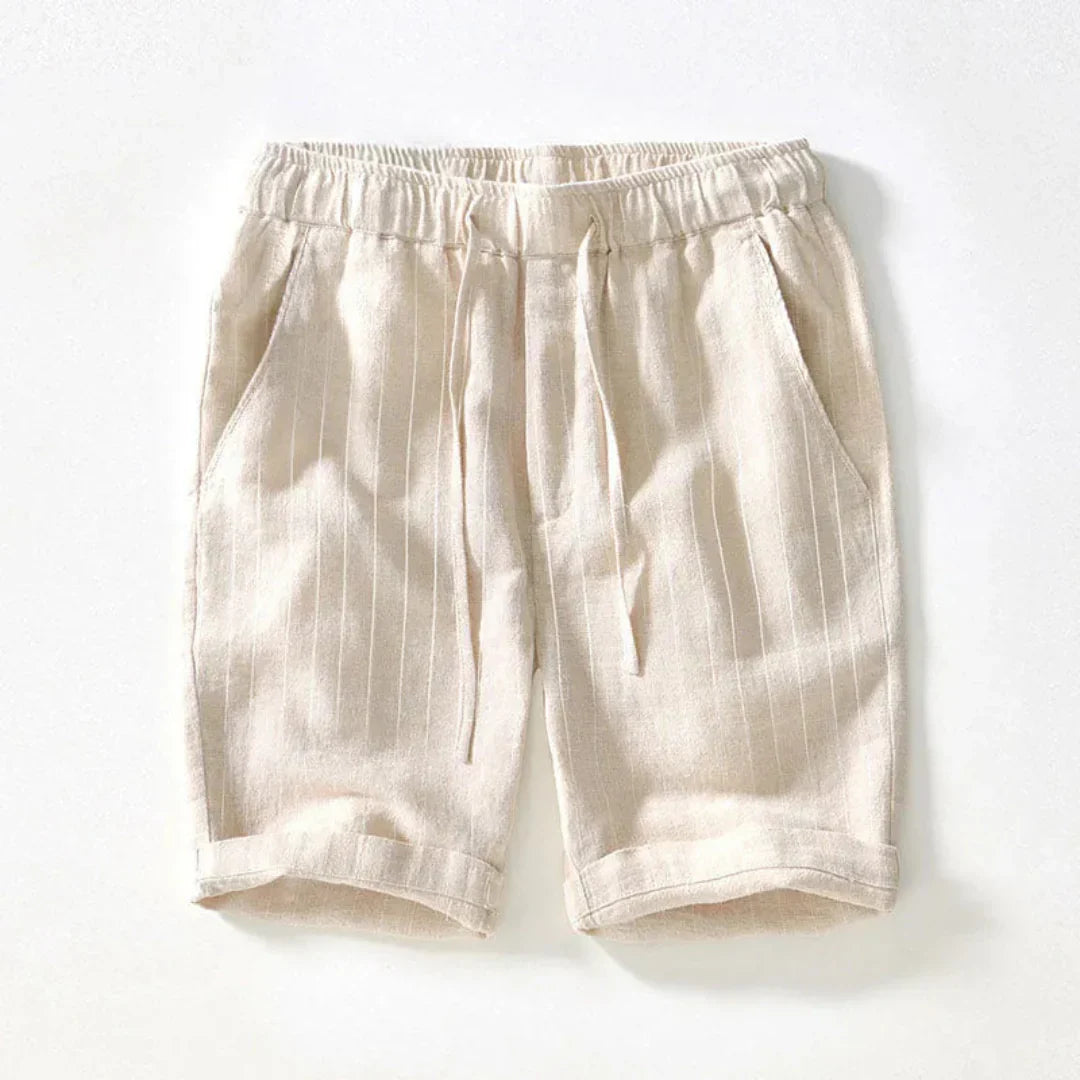 Gestreifte Shorts Herren Relaxed Fit Freizeit Sommer