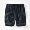 Gestreifte Shorts Herren Relaxed Fit Freizeit Sommer