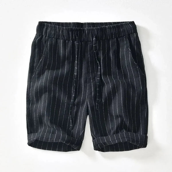 Gestreifte Shorts Herren Relaxed Fit Freizeit Sommer