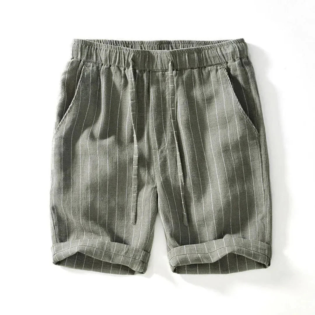 Gestreifte Shorts Herren Relaxed Fit Freizeit Sommer