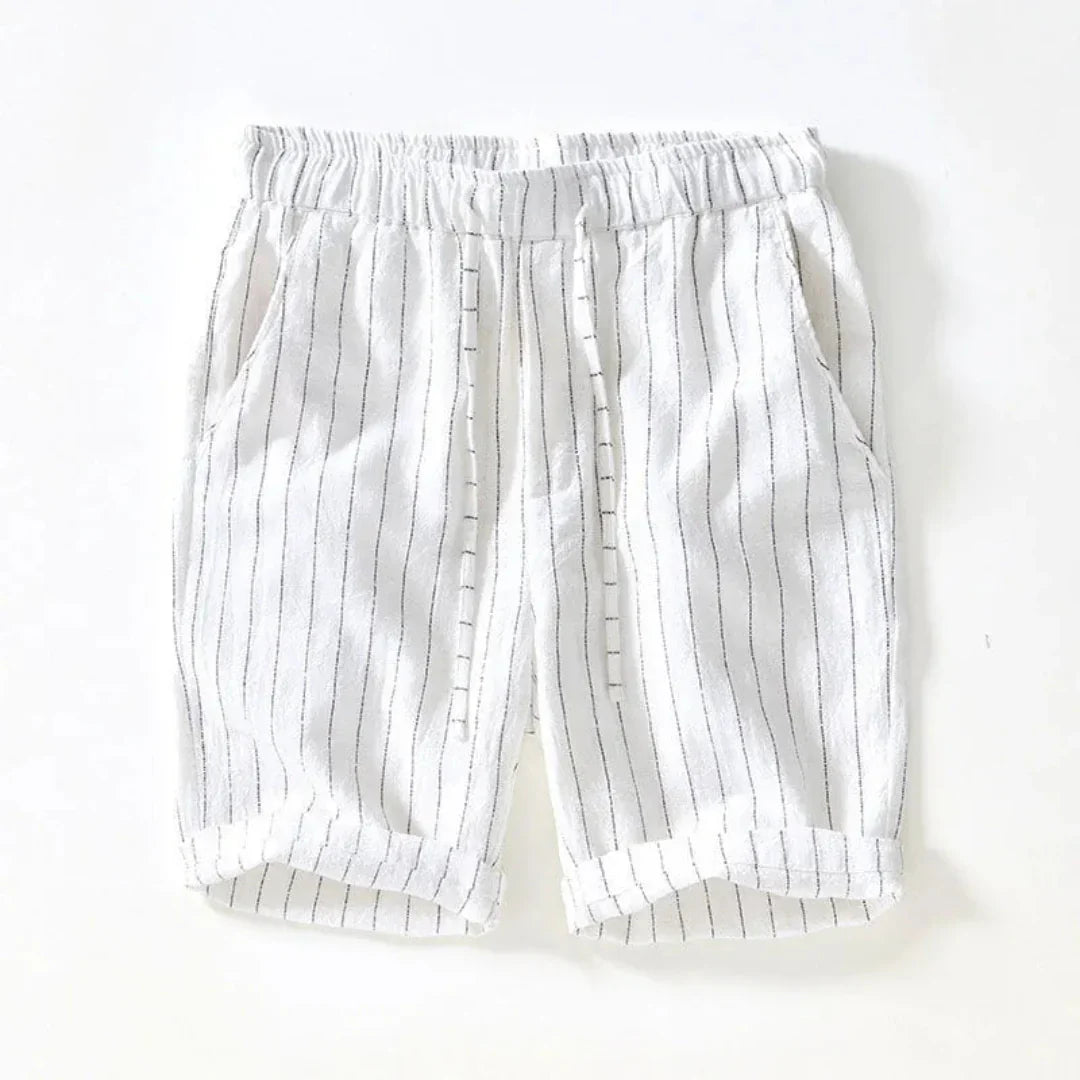 Gestreifte Shorts Herren Relaxed Fit Freizeit Sommer