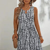 Danica | Ärmelloses Sommerkleid mit elegantem Print und luftiger Passform