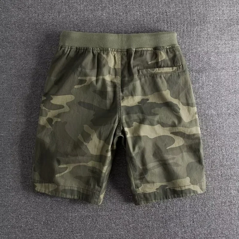 Damen Camo Shorts Athletisch Sportlich Casual Alltag Fitness