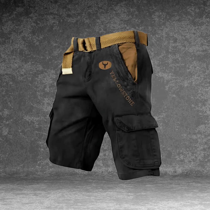Cargo Shorts Herren Regular Fit Freizeit Sommer