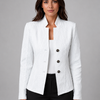 Damen Slim Fit Blazer Business mit strukturierter Textur