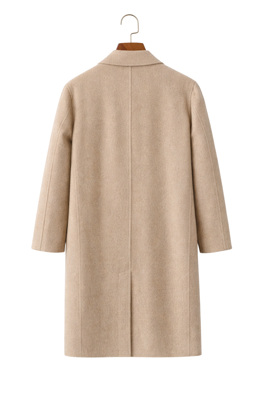 Damen Mantel Regular Fit mit Reißverschluss und gefüttertem Innenfutter
