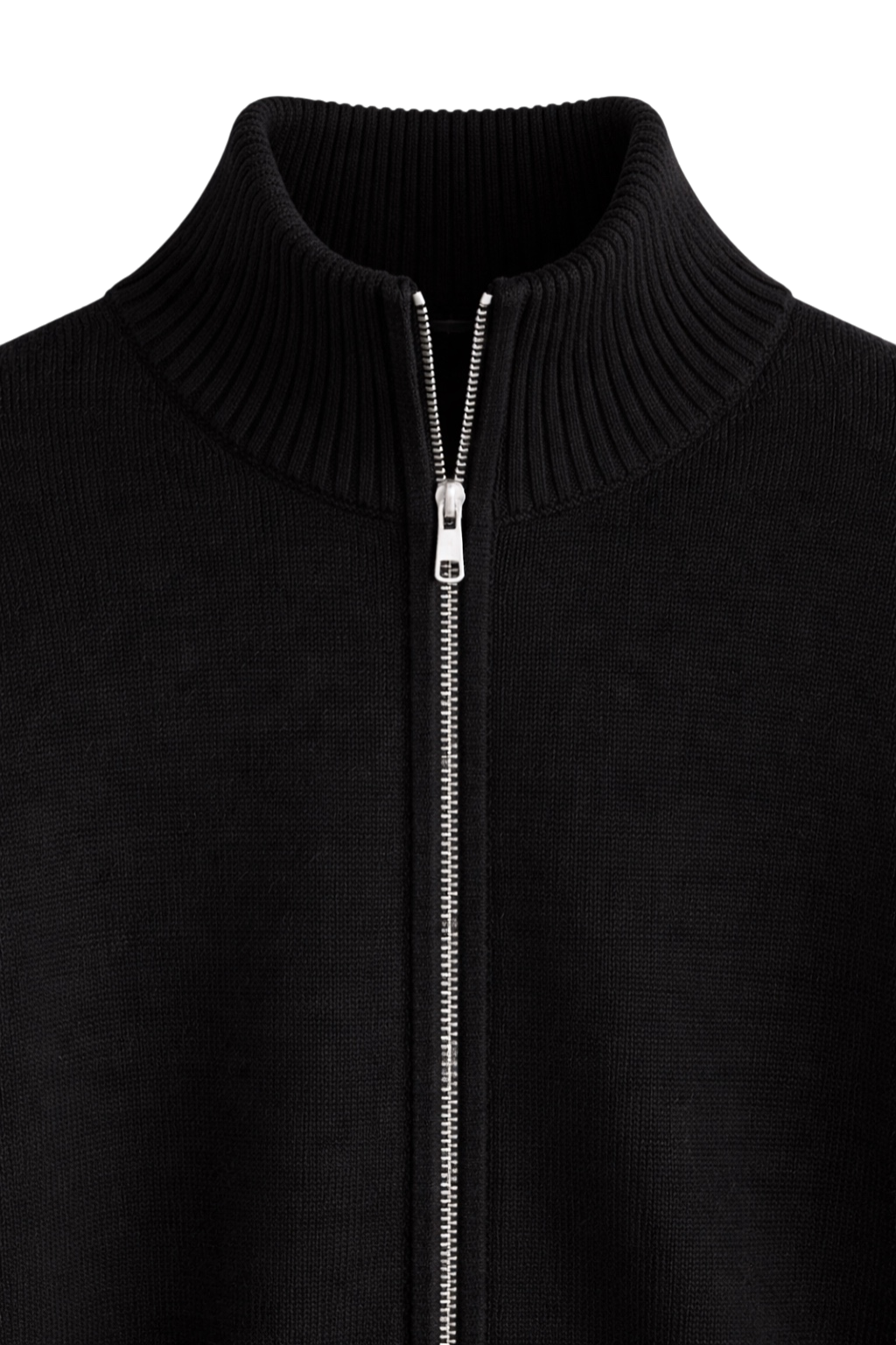 Damen Strickjacke Slim Fit mit Reißverschluss und Seitentaschen