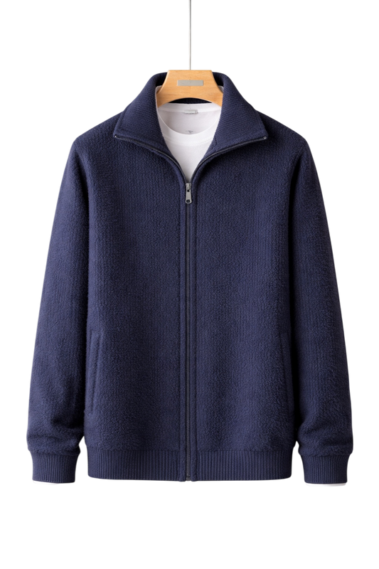 Damen Zip-Jacke Relaxed Fit mit Seitentaschen