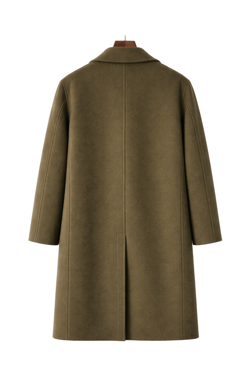 Damen Mantel Regular Fit mit Reißverschluss und gefüttertem Innenfutter