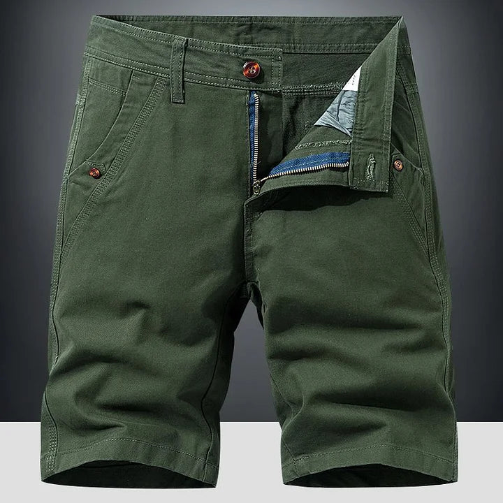 Chino Shorts Herren Regular Fit Freizeit Sommer