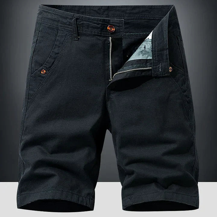 Chino Shorts Herren Regular Fit Freizeit Sommer
