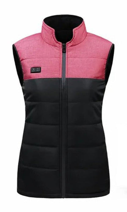 Beheizbare Weste Damen Slim Fit Freizeit Winter