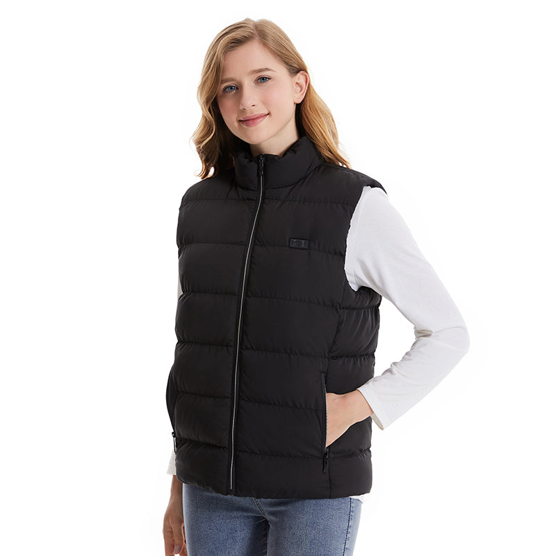 Beheizbare Weste Damen Slim Fit Freizeit Winter