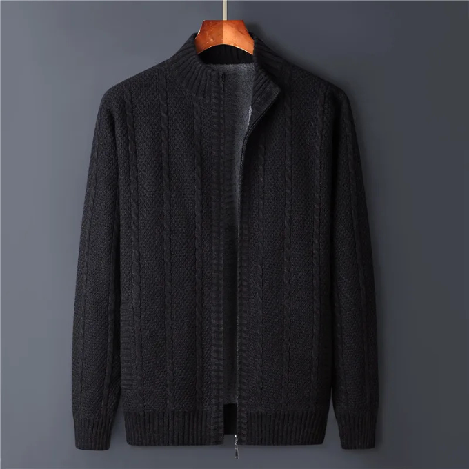 Damen Zip-Jacke Regular Fit mit Rippbündchen