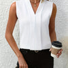 Damen Bluse Regular Fit mit V-Ausschnitt und fließendem Schnitt