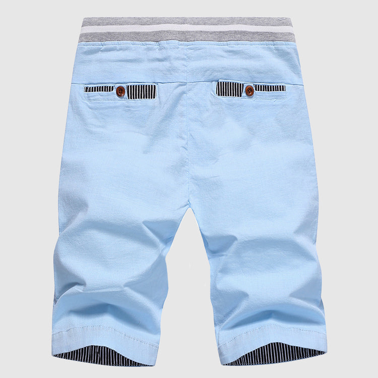 Herren Shorts Relaxed Fit Freizeit mit elastischem Bund und Seitentaschen