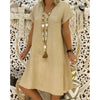 Damen Kleid Relaxed Fit Casual Locker und Bequem