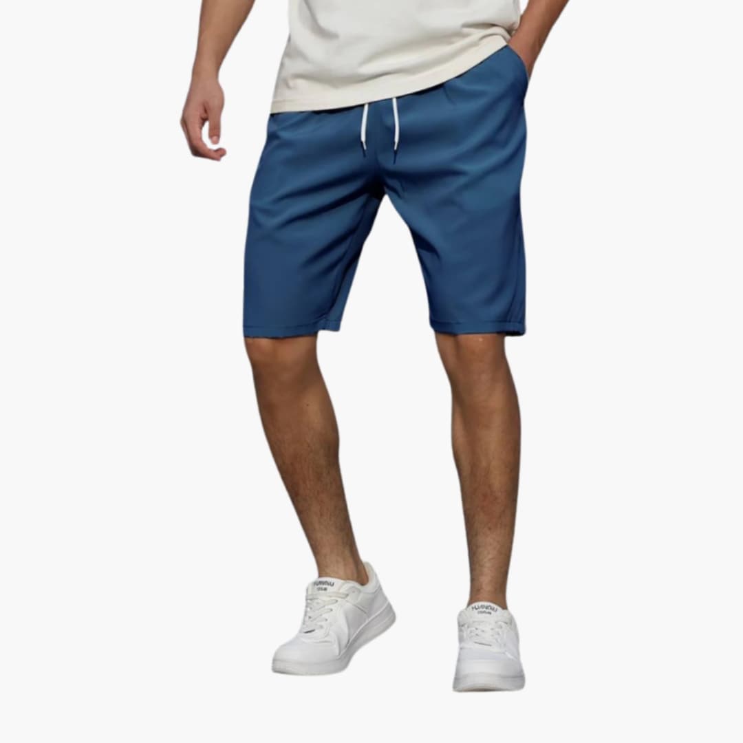 Herren Shorts Relaxed Fit Freizeit mit Kordelzug und Seitentaschen